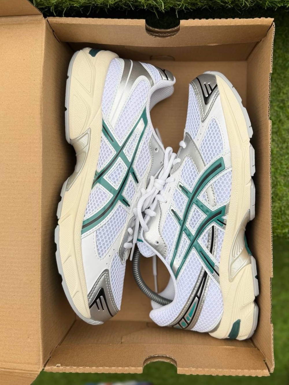 ASICS GEL-1130 Men’s Running Shoes Forest Night White